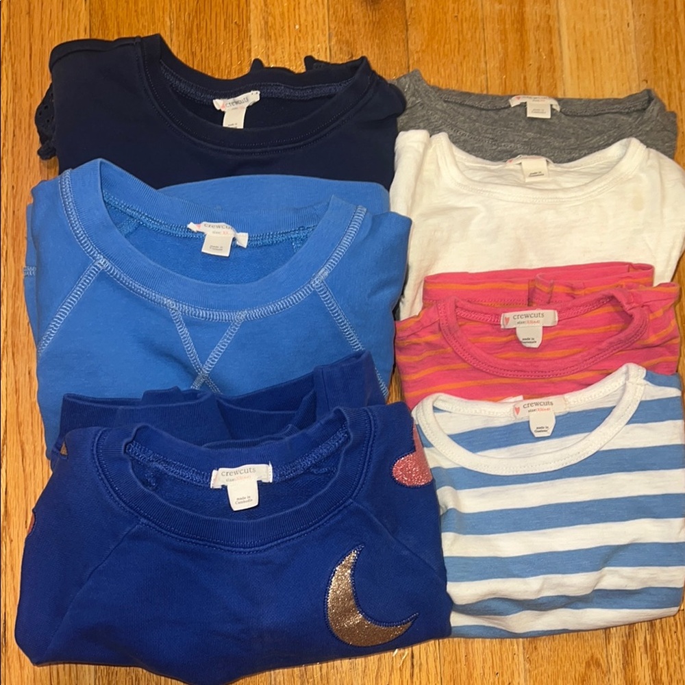 7x crewcuts girl tops xs